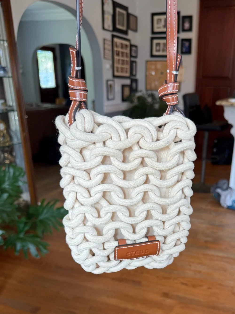 Staud Corda Chunky Knit Mini Crossbody Bag